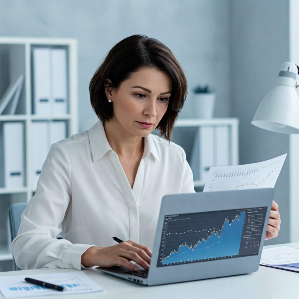 Financial chart review