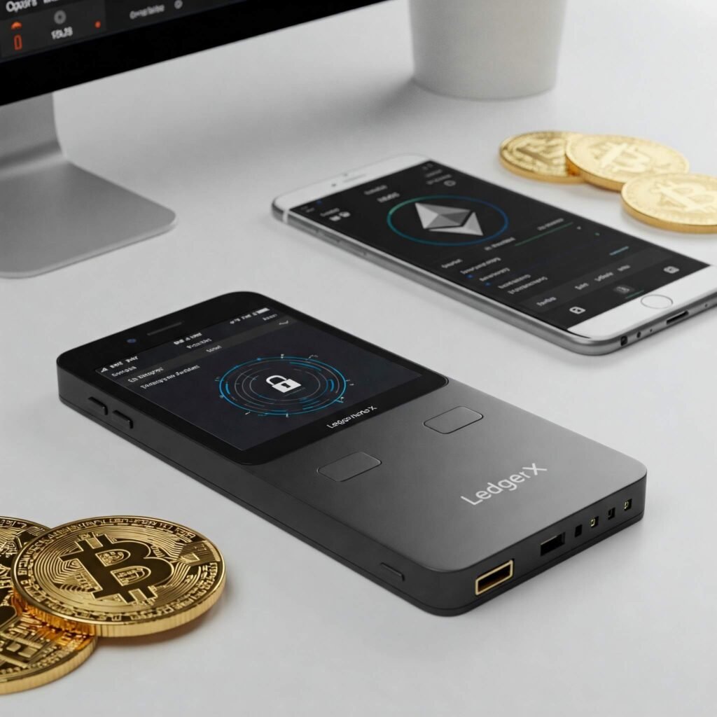 Ledger Nano X on Desk