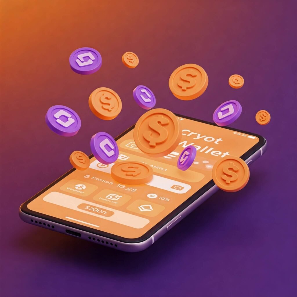Hot Wallet App on Phone