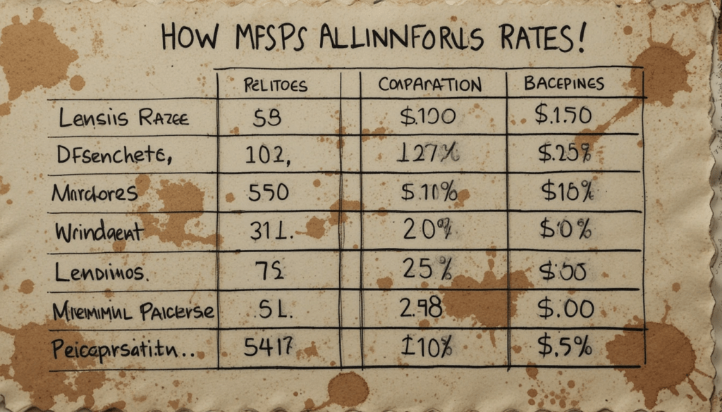 messy napkin sketch of top crypto lending rates