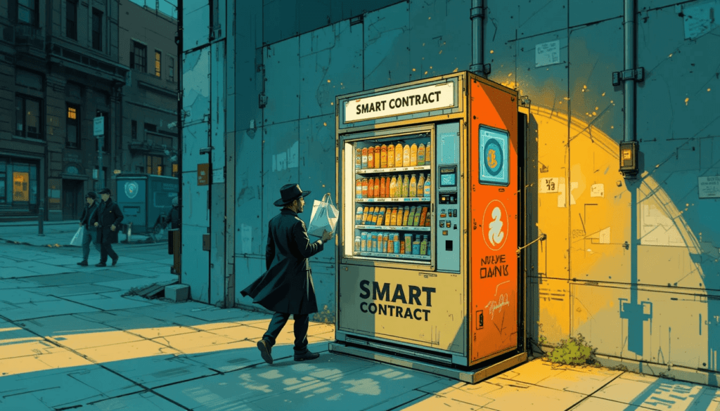 “Fantasizing about smart contracts while grabbing late-night grub in the Windy City.