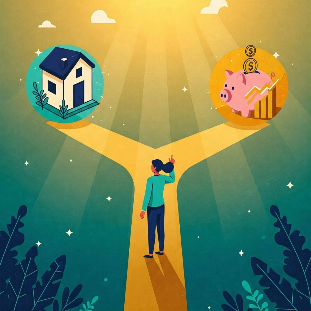 Financial Crossroads: House, Savings, Stocks